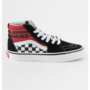 Vans Kids High-Top Sneakers - Black and Red